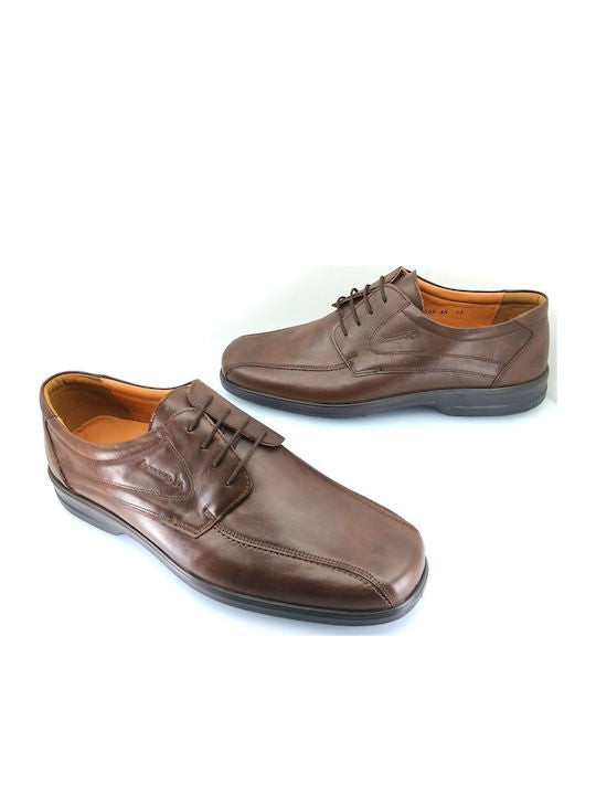 Boxer Δερμάτινα Ανδρικά Casual Παπούτσια Καφέ – 13789-15-014