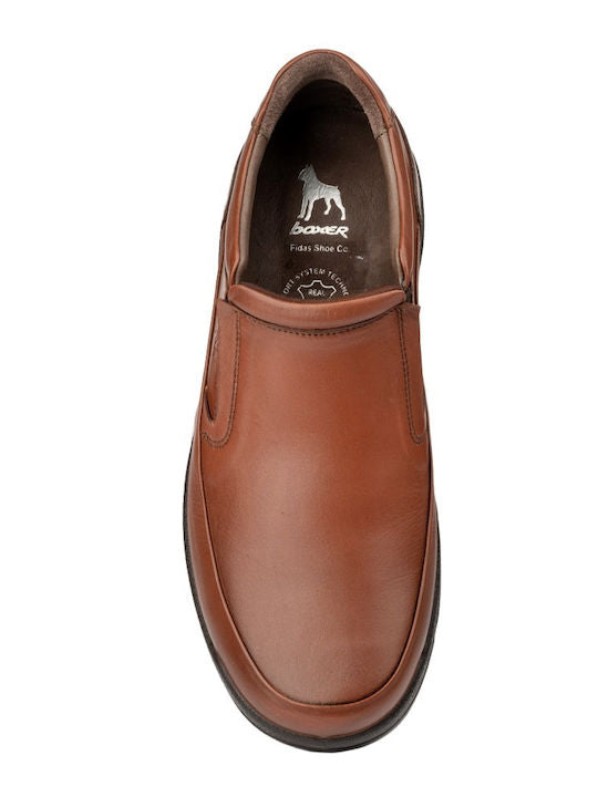 Boxer Δερμάτινα Ανδρικά Casual Παπούτσια Ταμπά – 19270-10-019