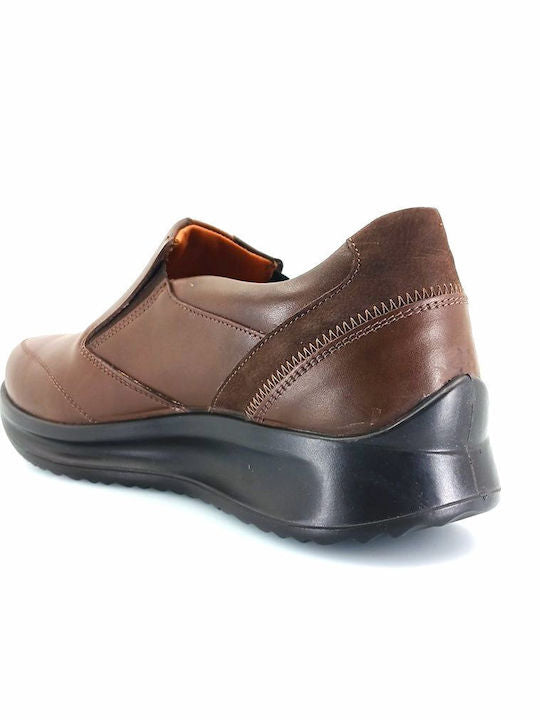 Boxer Δερμάτινα Ανδρικά Casual Παπούτσια Καφέ – 16539-15-014