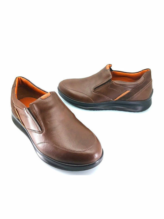 Boxer Δερμάτινα Ανδρικά Casual Παπούτσια Καφέ – 16539-15-014