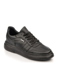 Boxer Δερμάτινα Ανδρικά Casual Παπούτσια Μαύρα – 19454-10-311