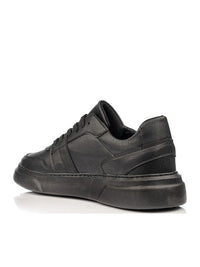 Boxer Δερμάτινα Ανδρικά Casual Παπούτσια Μαύρα – 19454-10-311