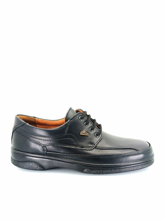 Boxer Δερμάτινα Ανδρικά Casual Παπούτσια Μαύρα – 11546-14-111
