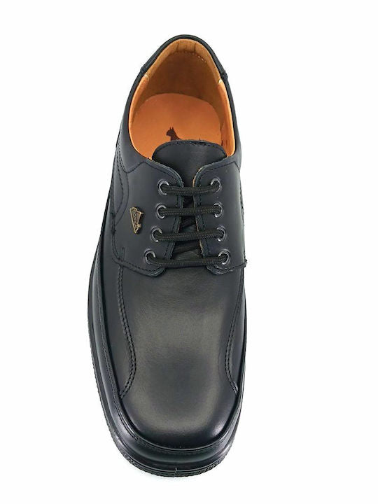 Boxer Δερμάτινα Ανδρικά Casual Παπούτσια Μαύρα – 11546-14-111