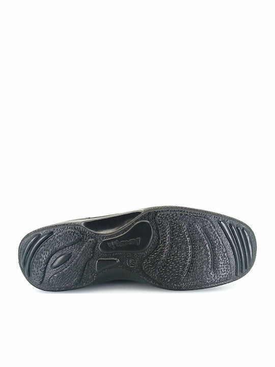Boxer Δερμάτινα Ανδρικά Casual Παπούτσια Μαύρα – 11546-14-111