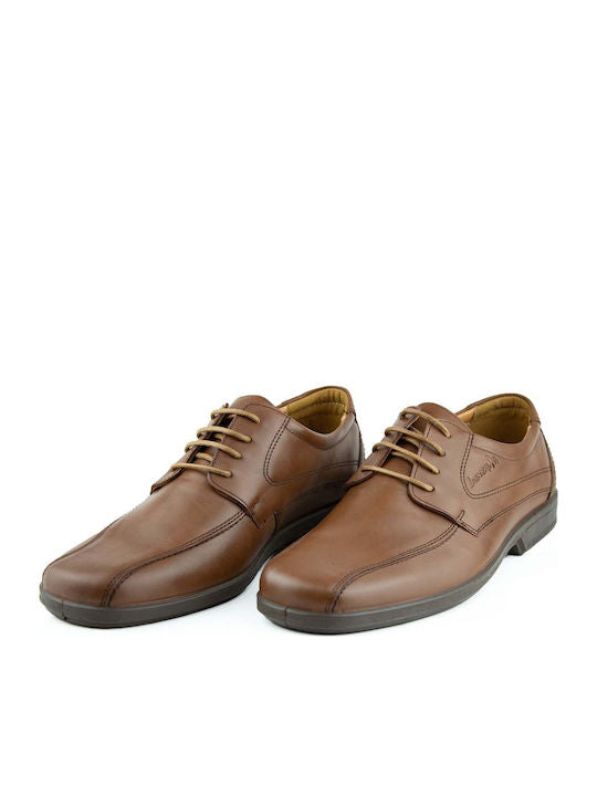 Boxer Δερμάτινα Ανδρικά Casual Παπούτσια Ανατομικά Καφέ – 10132-15-019