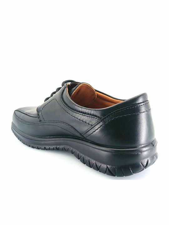 Boxer Δερμάτινα Ανδρικά Casual Παπούτσια Μαύρα – 14748-15-011