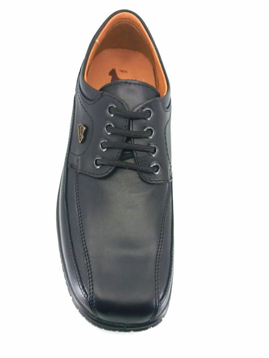 Boxer Δερμάτινα Ανδρικά Casual Παπούτσια Μαύρα – 14748-15-011