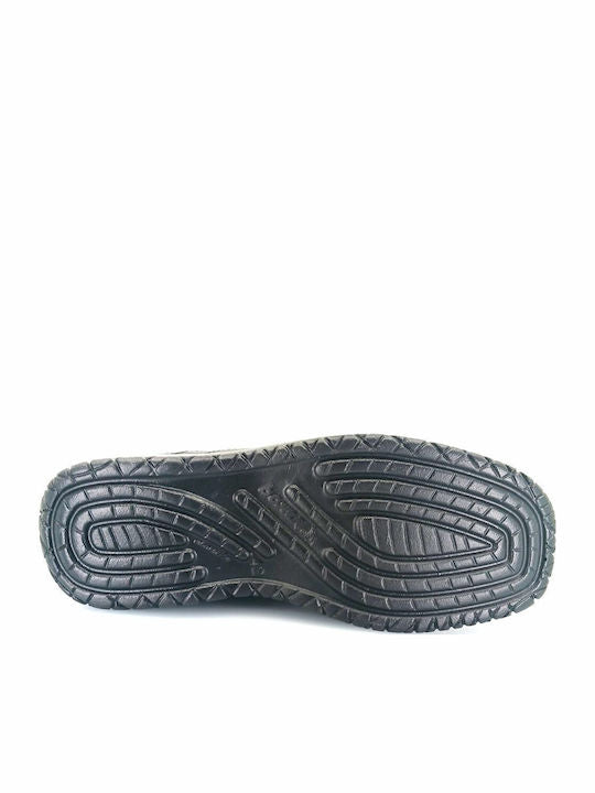 Boxer Δερμάτινα Ανδρικά Casual Παπούτσια Μαύρα – 14748-15-011