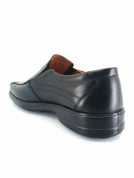 Boxer Δερμάτινα Ανδρικά Casual Παπούτσια Μαύρα – 13788-15-011
