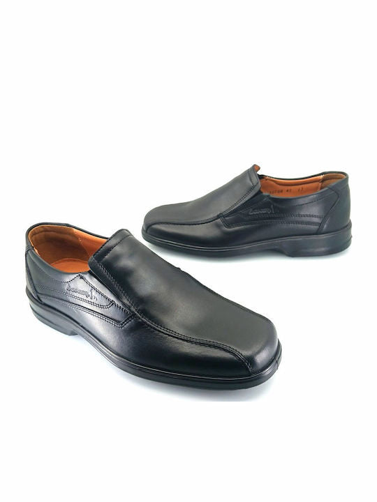 Boxer Δερμάτινα Ανδρικά Casual Παπούτσια Μαύρα – 13788-15-011