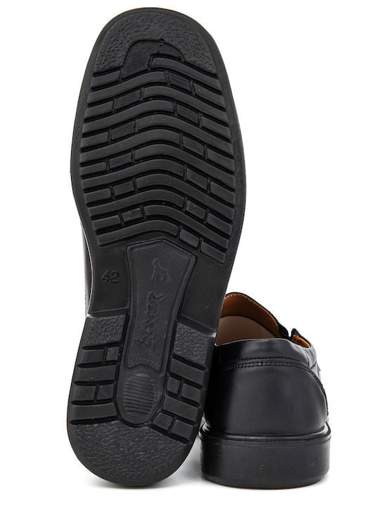 Boxer Δερμάτινα Ανδρικά Casual Παπούτσια Μαύρα – 10139-15-011