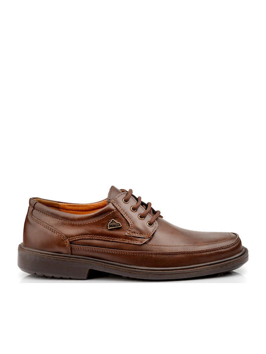 Boxer Δερμάτινα Ανδρικά Casual Παπούτσια Καφέ – 10138-15-014