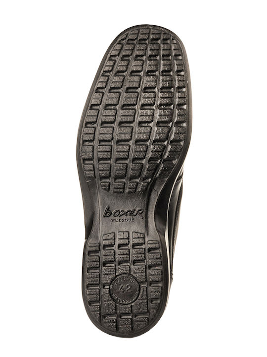 Boxer Δερμάτινα Ανδρικά Casual Παπούτσια Μαύρα – 13809-15-011